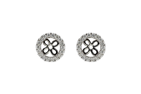 H223-85742: EARRING JACKETS .24 TW (FOR 0.75-1.00 CT TW STUDS)