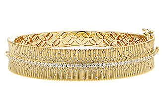 A221-09424: BANGLE BRACELET 1.94 TW (63X54MM)