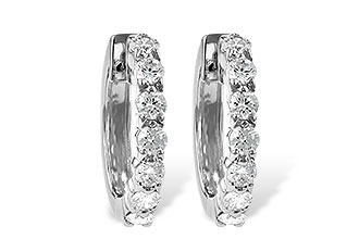 A222-03024: EARRINGS 1.00 CT TW