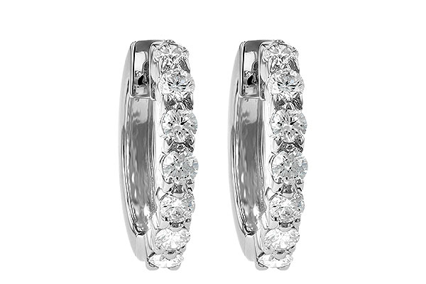 A222-03024: EARRINGS 1.00 CT TW