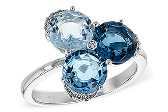 A225-64906: LDS RG 4.02 BLUE TOPAZ 4.07 TGW