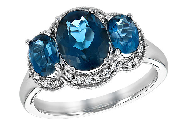 A225-70297: LDS RG 4.20 BLUE TOPAZ 4.33 TGW