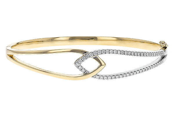 A225-71260: BANGLE BRACELET .50 TW