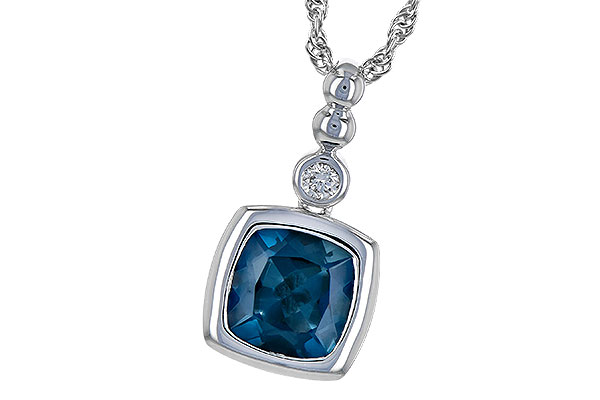 A226-57560: NECK 1.50 LONDON BLUE TOPAZ 1.54 TGW