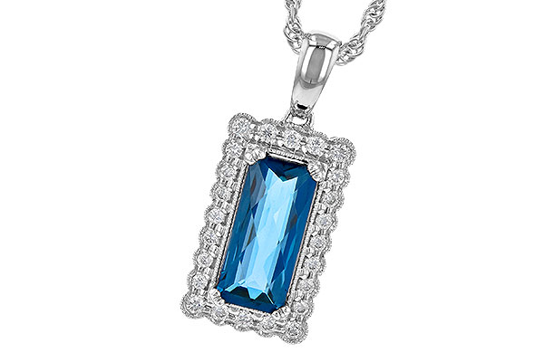 A226-62106: NECK 1.55 LONDON BLUE TOPAZ 1.70 TGW