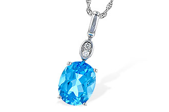 A226-62179: NECK 2.84 BLUE TOPAZ 2.87 TGW (10x8MM BT)