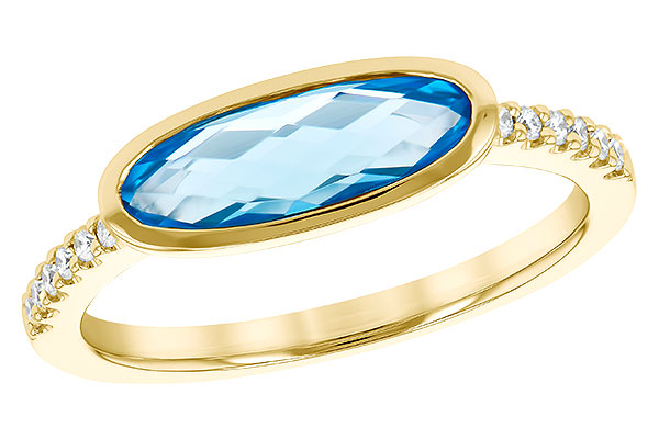 A309-30342: LDS RG 1.30 BLUE TOPAZ 1.40 TGW