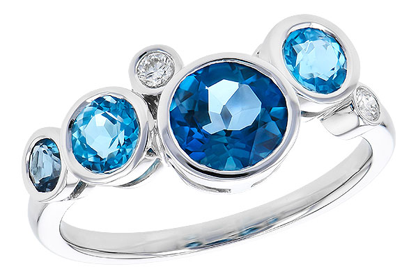 A309-33979: LDS RG 1.40 TW BLUE TOPAZ 1.45 TGW