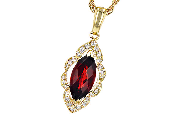 A309-34833: NECK 1.25 GARNET 1.36 TGW