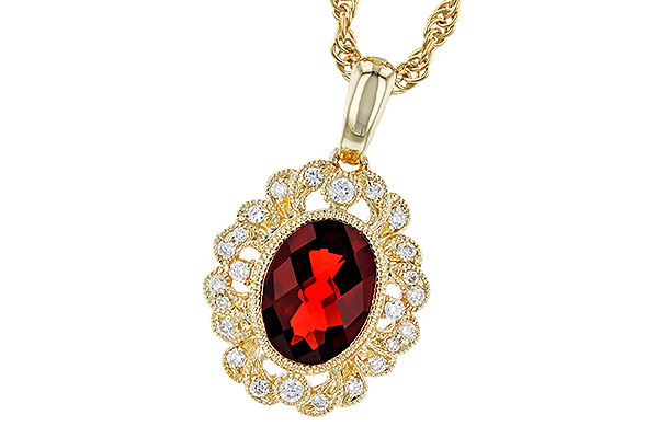 A310-20333: NECK 1.40 GARNET 1.54 TGW (8x6MM GAR)