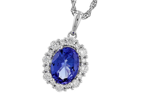 A310-22179: NECK 1.02 TANZANITE 1.32 TGW (8x6 OVAL)