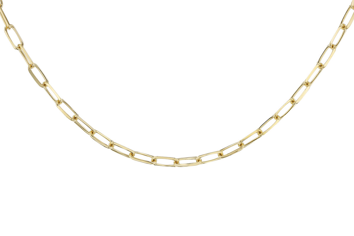 A310-23960: PAPERCLIP LG (18IN, 4.0MM, 14KT, LOBSTER CLASP)