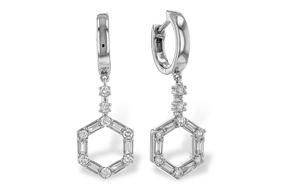 A311-10297: EARRINGS .23 BAG .60 TW