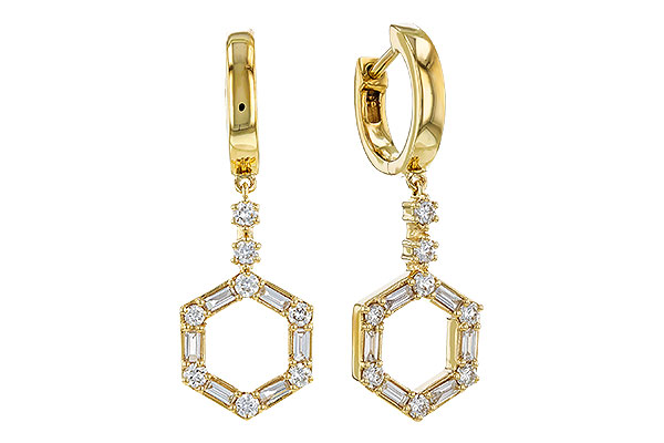 A311-10297: EARRINGS .23 BAG .60 TW