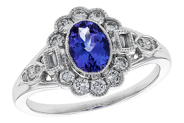 A311-10333: LDS RG .80 TANZANITE 1.20 TGW (7x5MM OV)