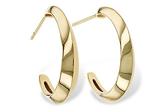 A311-11224: GOLD EARRINGS (25MM)