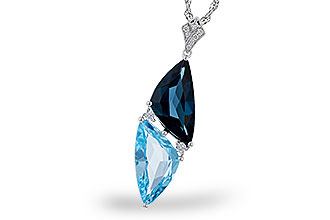 A311-11233: NECK 6.87 BLUE TOPAZ 6.97 TGW