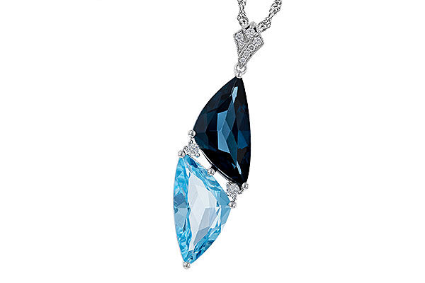 A311-11233: NECK 6.87 BLUE TOPAZ 6.97 TGW