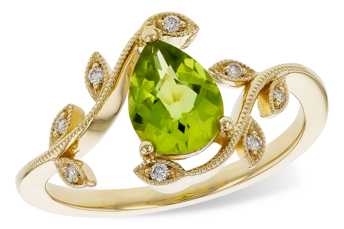A311-11251: LDS RG 1.16 PERIDOT 1.22 TGW (8x6MM PER)