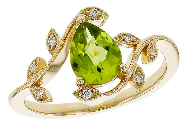 A311-11251: LDS RG 1.16 PERIDOT 1.22 TGW (8x6MM PER)