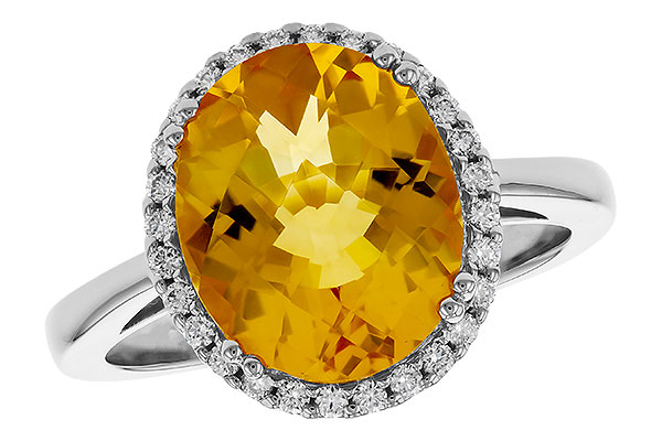 A311-12151: LDS RG 3.85 CITRINE 4.05 TGW (12x10MM OV)