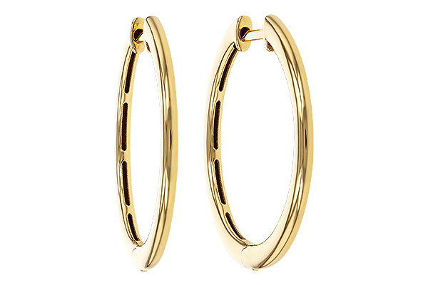 A311-16660: GOLD EARRINGS (24MM)
