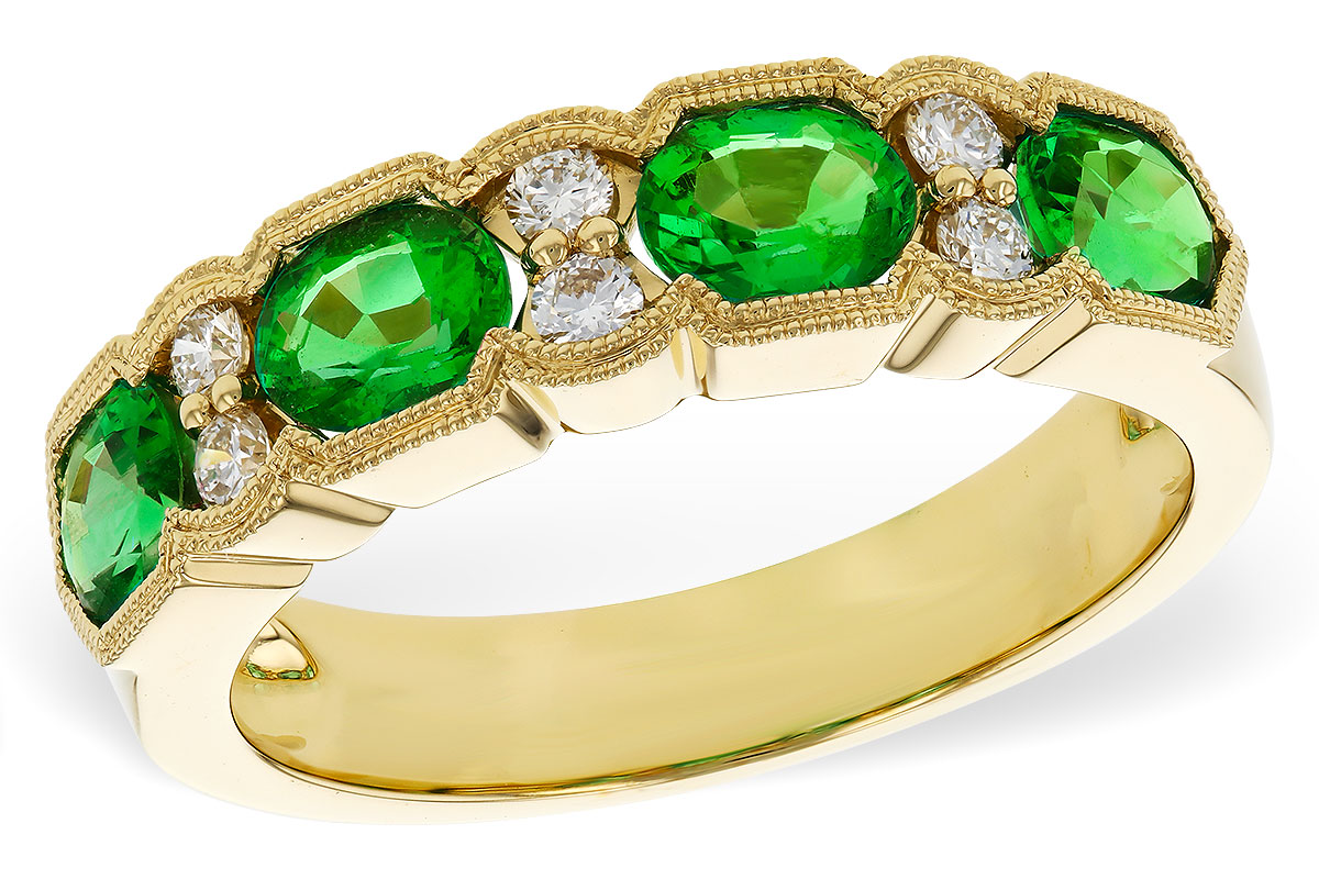 A311-16706: LDS WED RG 1.20 EMERALD 1.38 TGW (5x4MM EMER)