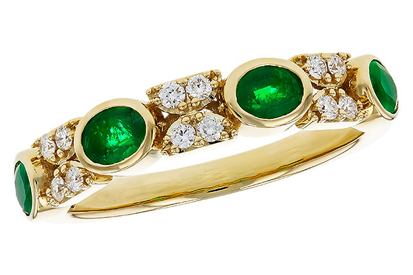 A312-00342: LDS WED RG .54 TW EMERALD .68 TGW