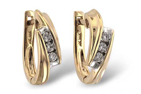 B036-61224: EARRINGS .22 TW