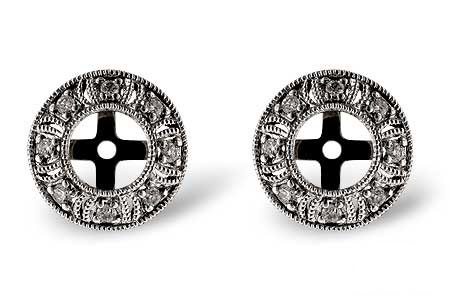 B036-63015: EARRING JACKETS .12 TW (FOR 0.50-1.00 CT TW STUDS)