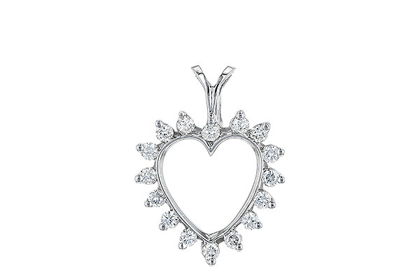 B042-93988: HEART PENDANT .23 TW