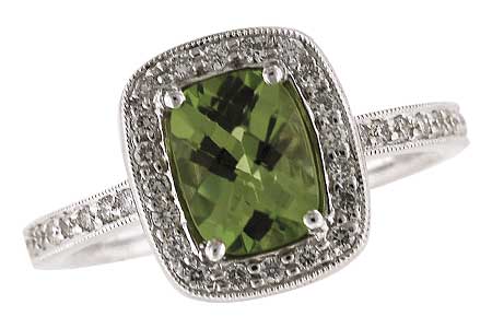 B220-19442: LDS DIA RG 1.45 PERIDOT 1.71 TGW