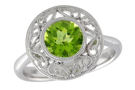 B222-93069: LDS RG 1.30 CT PERIDOT