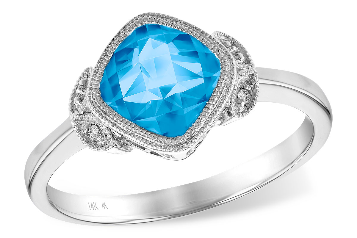 B222-97588: LDS RG 1.63 BLUE TOPAZ 1.65 TGW