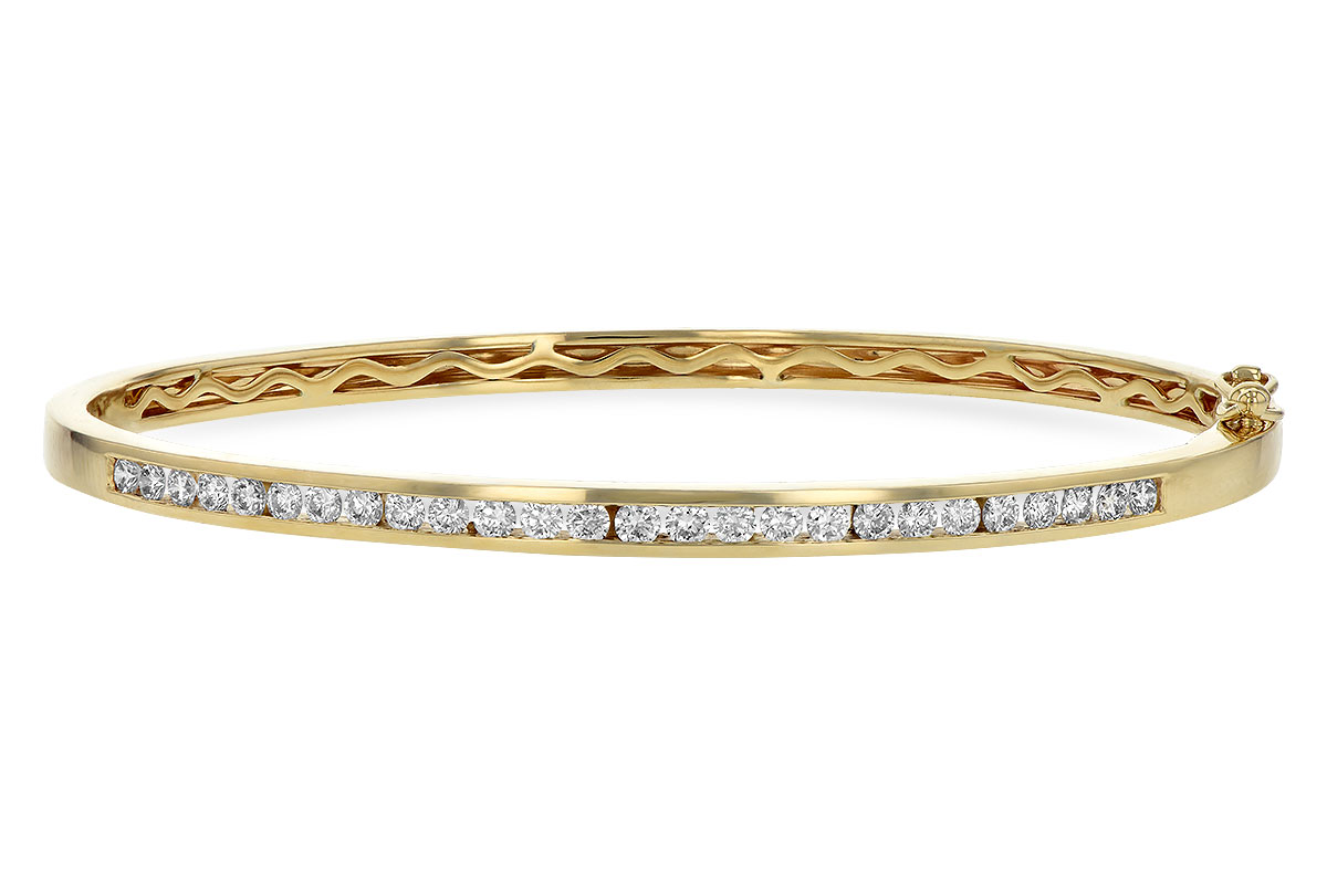 B225-68497: BANGLE BRACELET 1.00 TW
