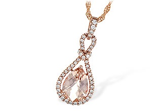 B226-54851: NECK 1.54 MORGANITE 1.75 TGW