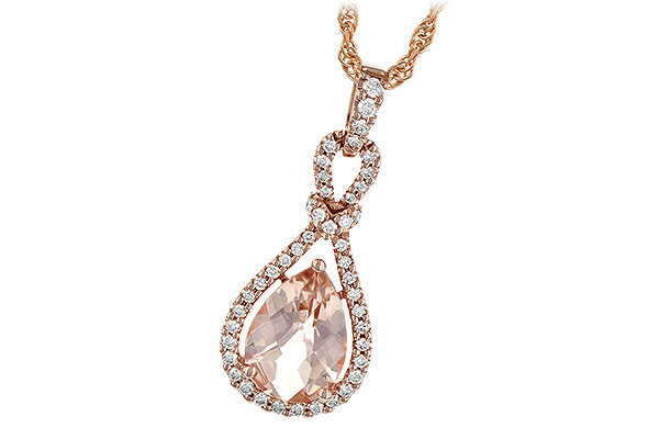 B226-54851: NECK 1.54 MORGANITE 1.75 TGW