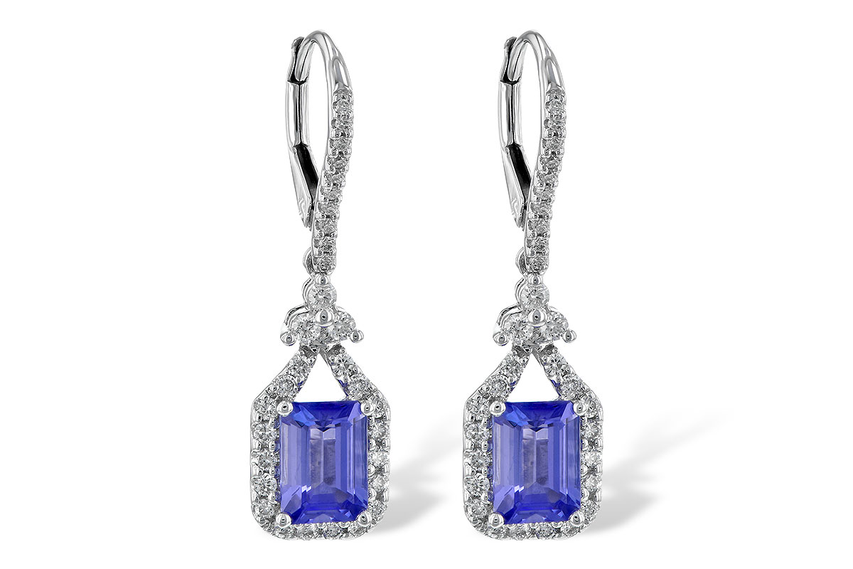 B226-54869: EARR 1.60 TW TANZANITE 2.08 TGW