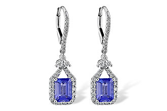 B226-54869: EARR 1.60 TW TANZANITE 2.08 TGW