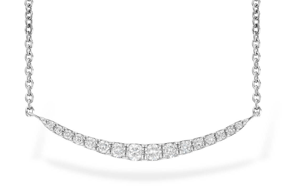 B226-59451: NECKLACE .20 TW (16 STONES)