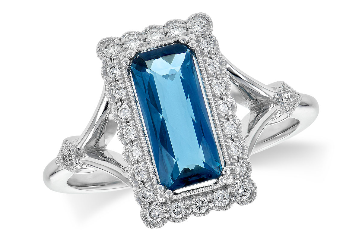 B226-60351: LDS RG 1.58 LONDON BLUE TOPAZ 1.75 TGW