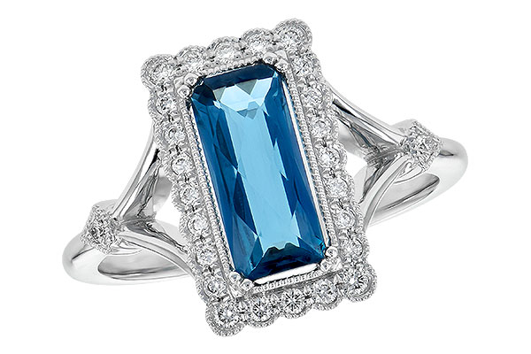 B226-60351: LDS RG 1.58 LONDON BLUE TOPAZ 1.75 TGW