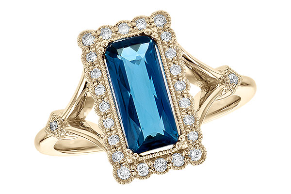 B226-60351: LDS RG 1.58 LONDON BLUE TOPAZ 1.75 TGW