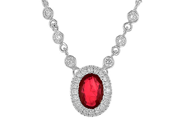 B226-61197: NECK .70 RUBY .94 TGW (17")