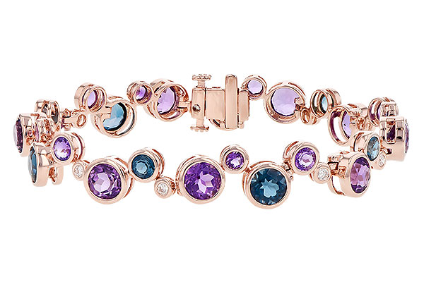 B309-33933: BRACELET 13.90 SEMI-PREC 14.20 TGW