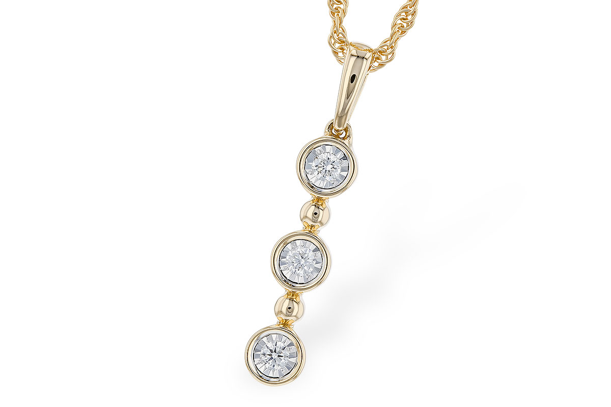 B310-21242: NECKLACE .08 TW