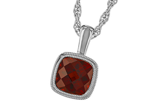 B310-23997: NECKLACE 1.22 CT GARNET