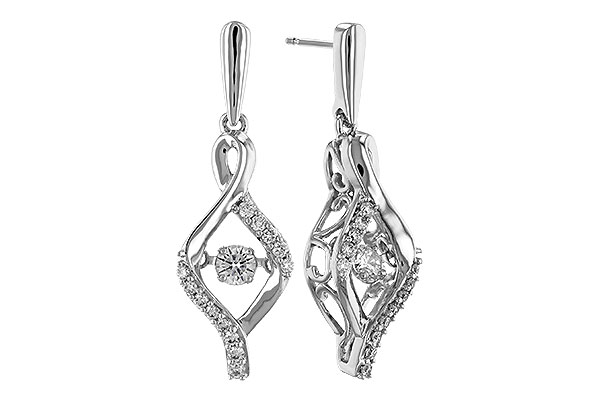 B310-24842: EARRINGS .40 TW