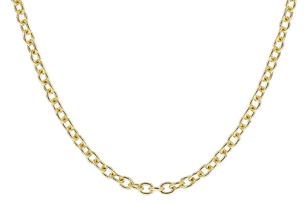 B310-24851: CABLE CHAIN (20IN, 1.3MM, 14KT, LOBSTER CLASP)