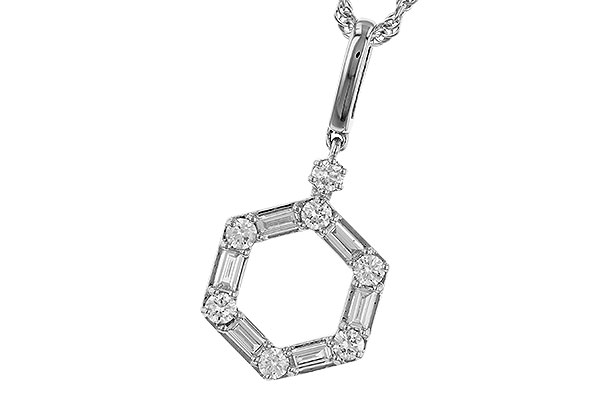 B311-09451: NECKLACE .14 BAG .35 TW